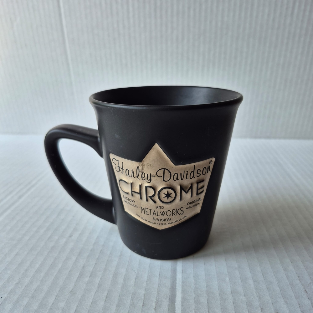 Harley-Davidson Black Mug with Cream Emblem